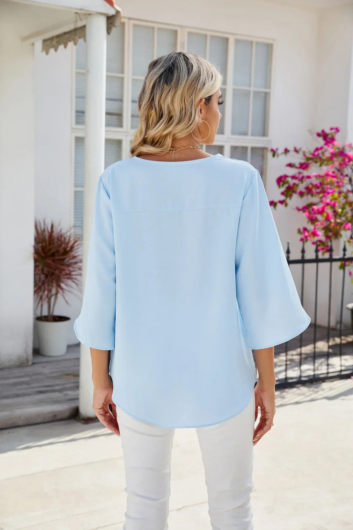 Gracie | V Neck Blouse