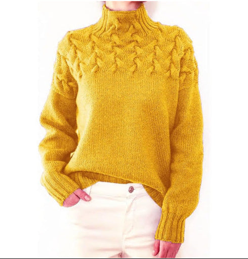 Katie | High Collar Jumper