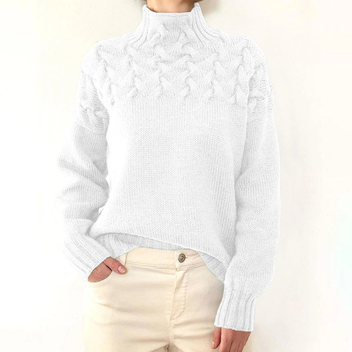 Katie | High Collar Jumper