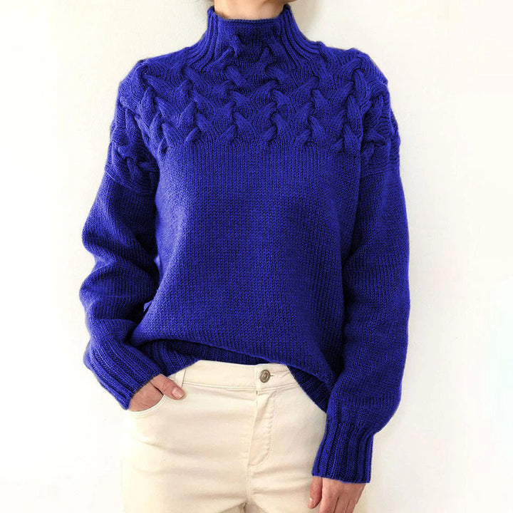Katie | High Collar Jumper