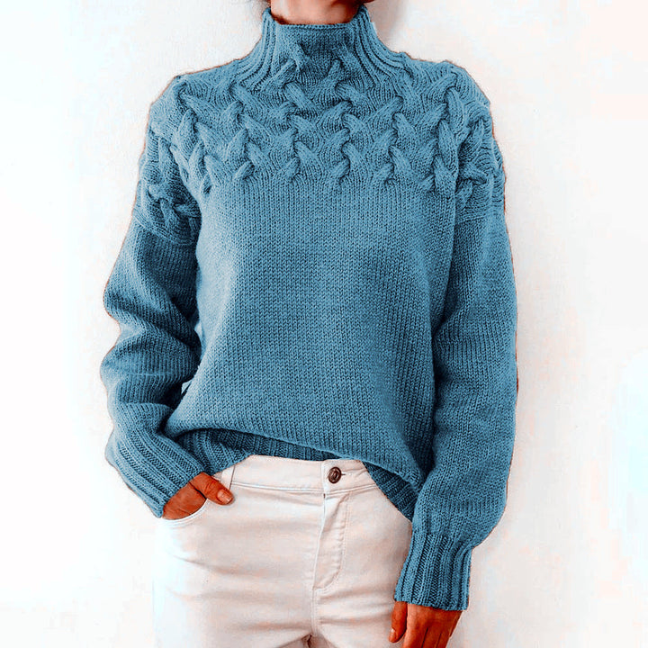 Katie | High Collar Jumper