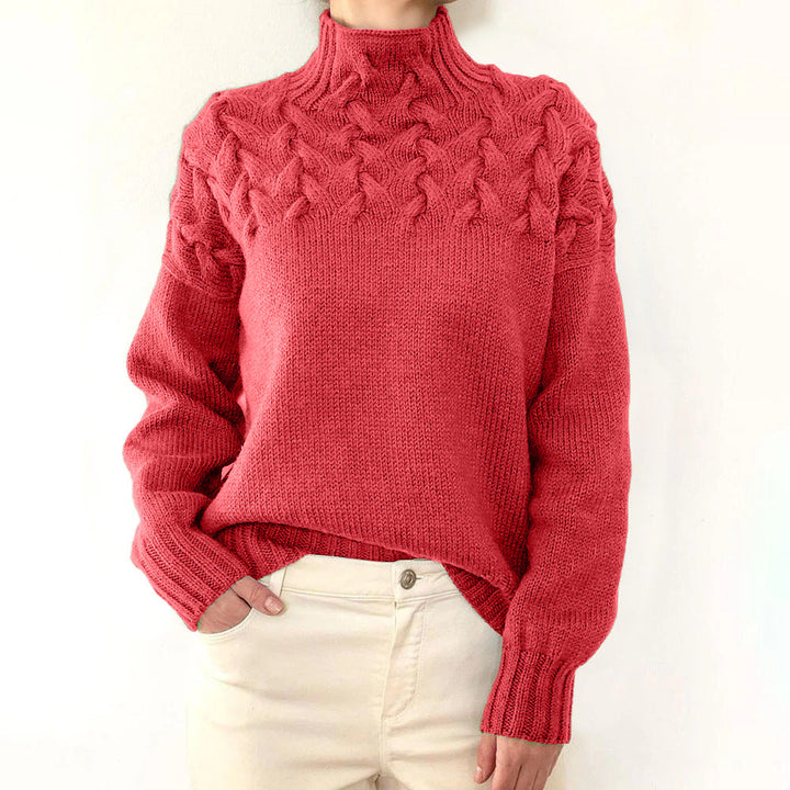 Katie | High Collar Jumper