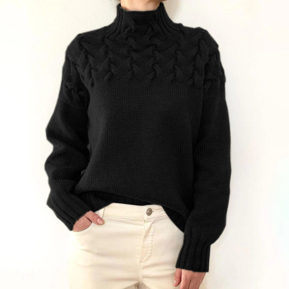 Katie | High Collar Jumper