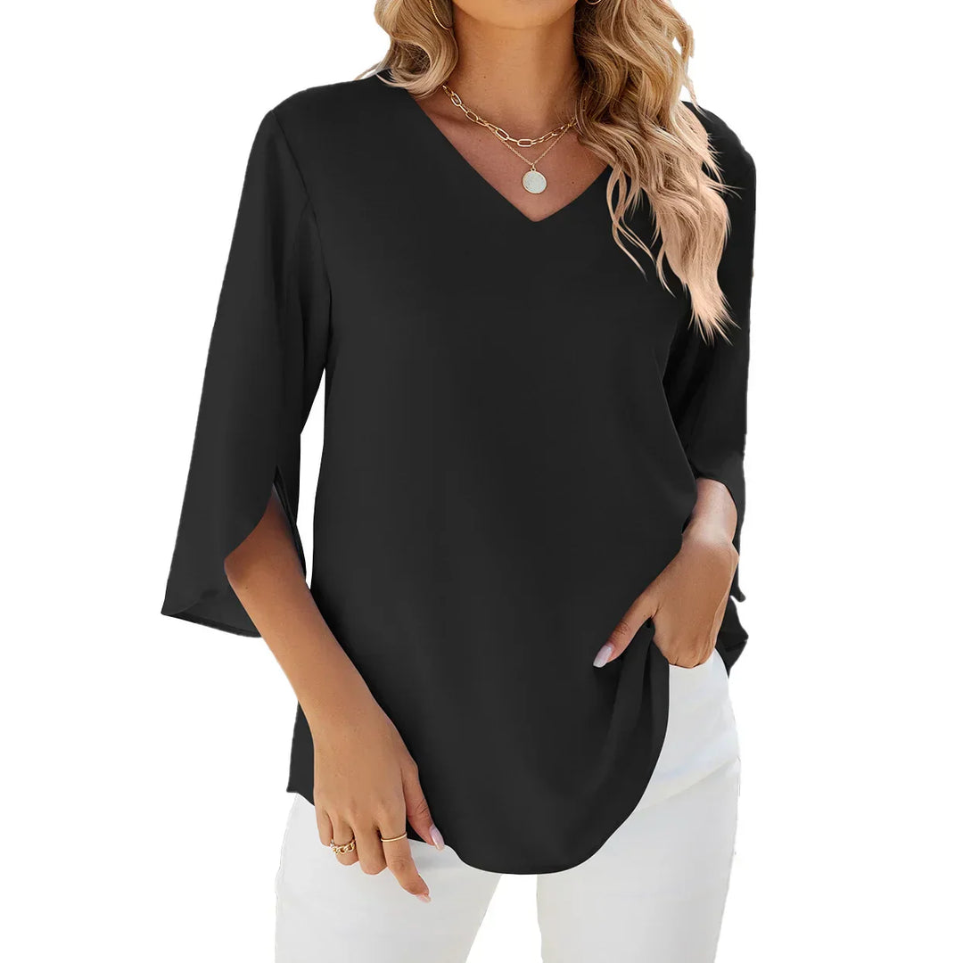 Gracie | V Neck Blouse
