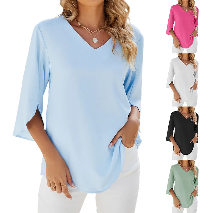 Gracie | V Neck Blouse